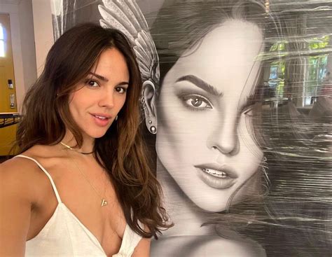 eiza gonzález tits|Eiza González poses naked but covered in body art